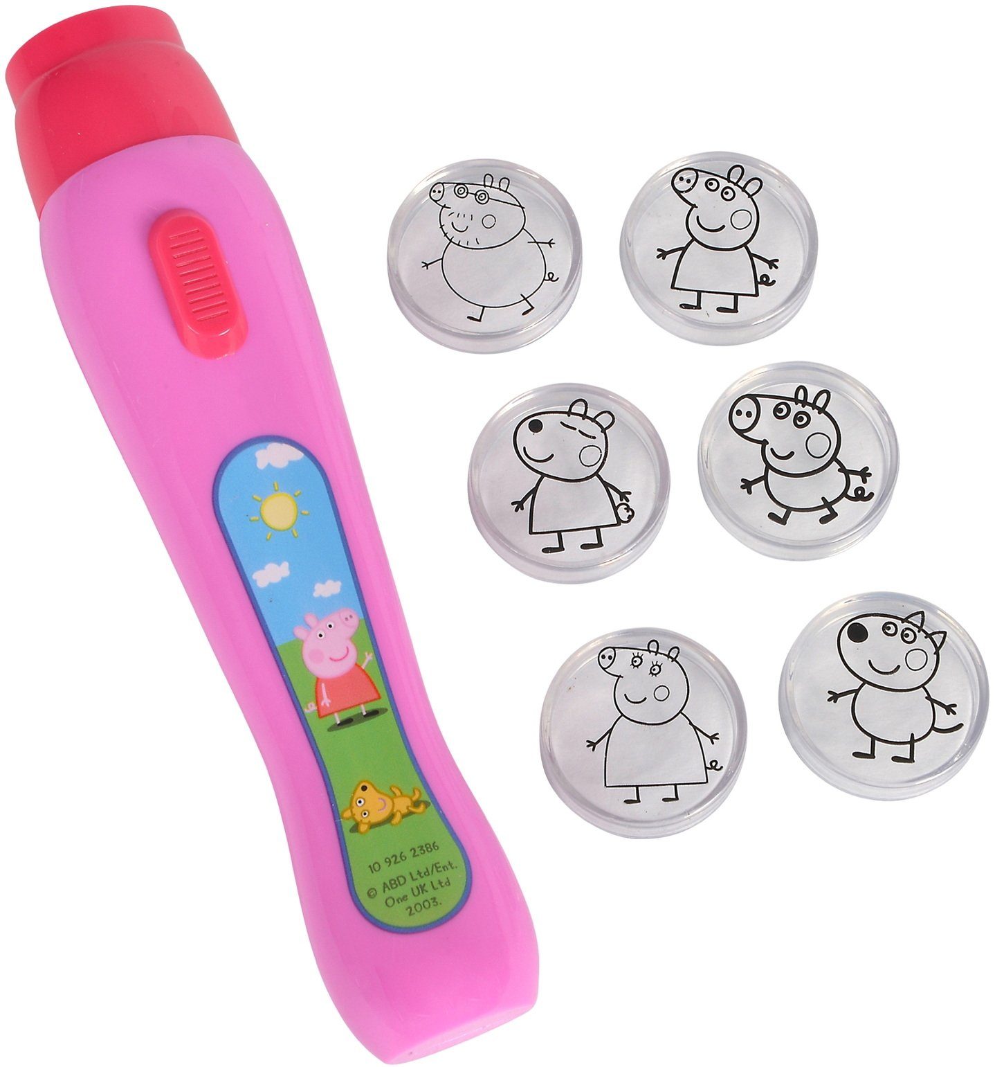 SIMBA Spielwelt Spielzeug Spielwelt Peppa Pig Light Projector mit 6 Motiven günstig online kaufen