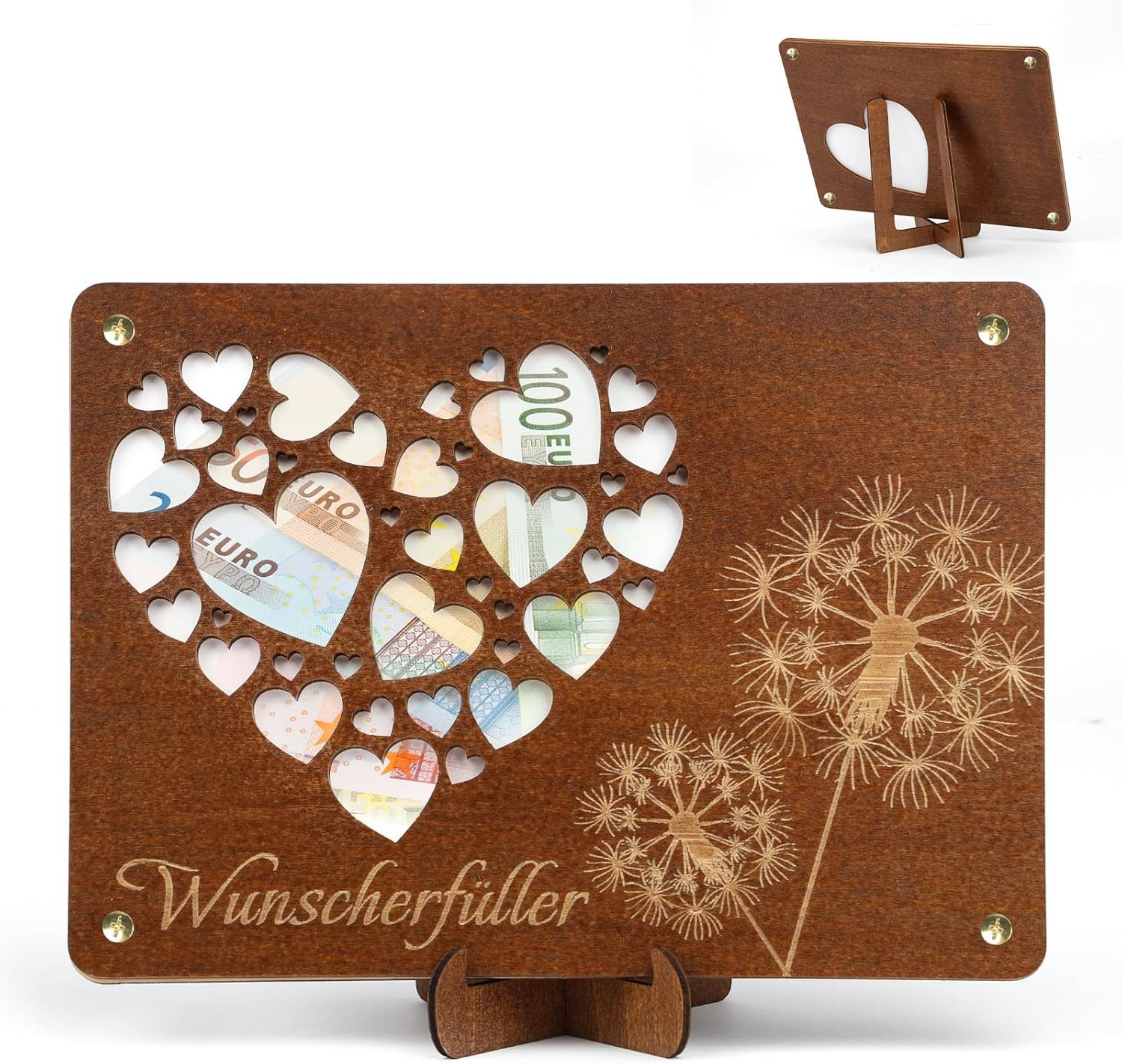 Venicce Love Geschenkbox Geldgeschenke Verpackung, Geschenke aus Holz - Geburtstagsgeschenk (1 St)