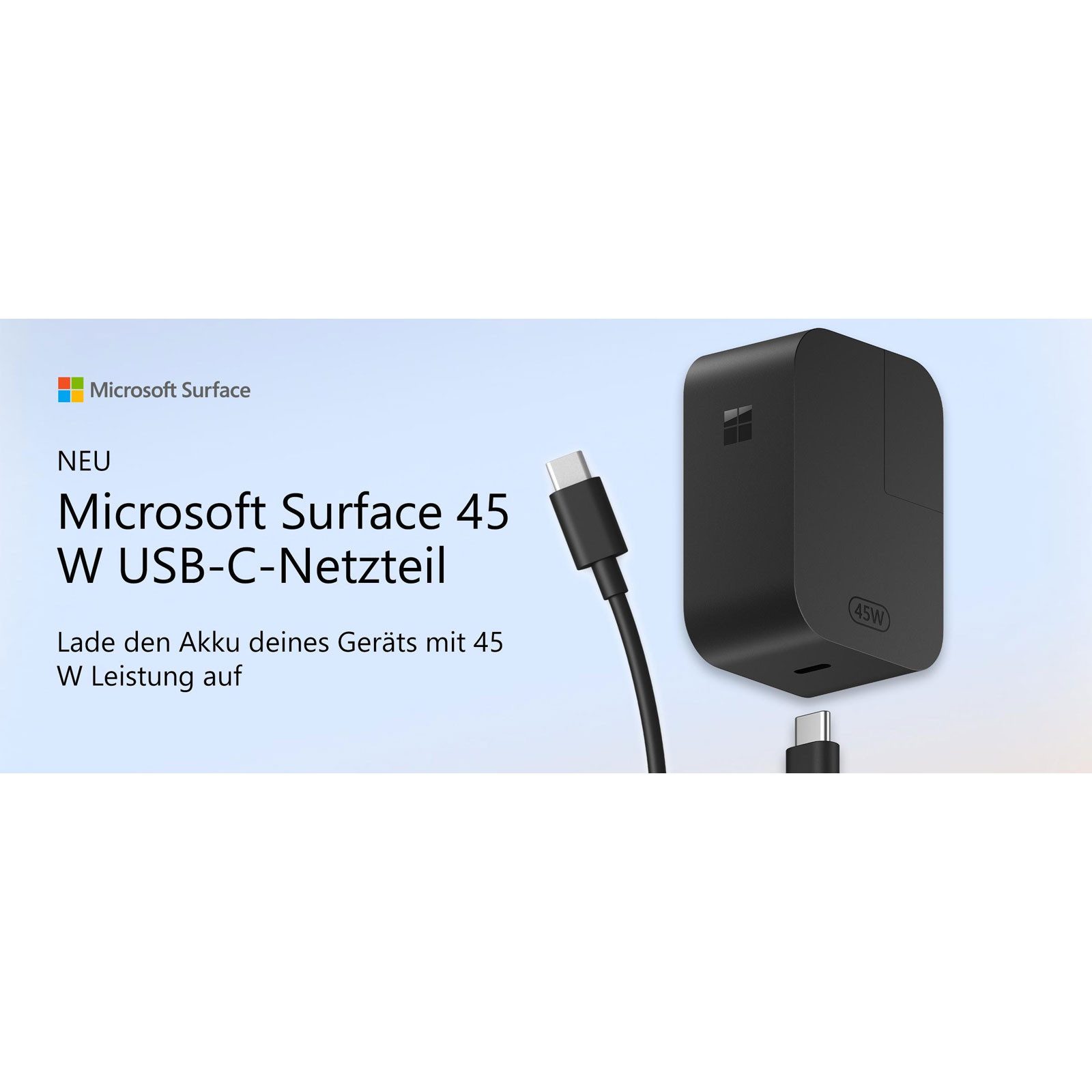 Surface 45W Ladestation