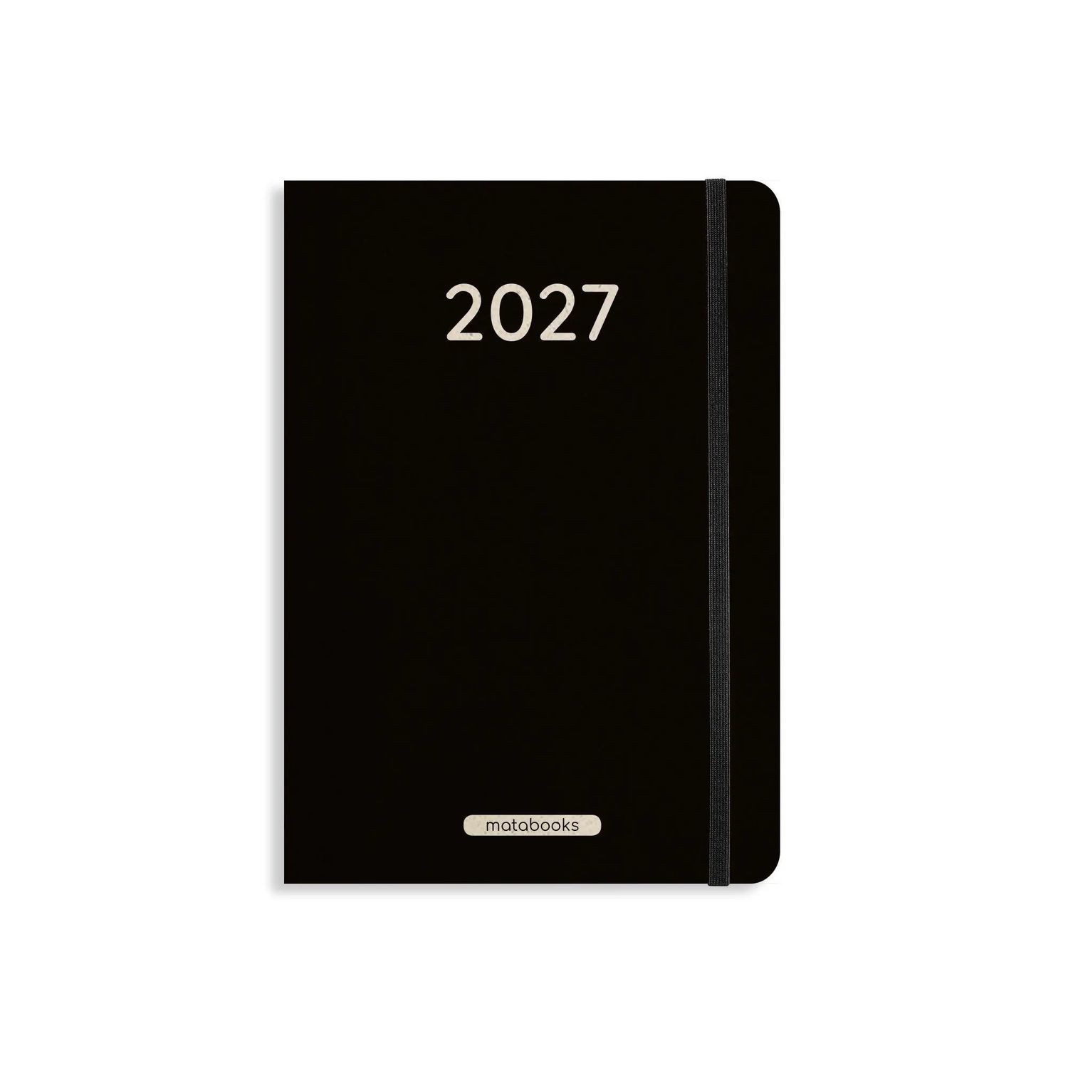 matabooks Jahresplaner matabooks - A5 Kalender Samaya 2027 Farbe: Black (DE/EN)