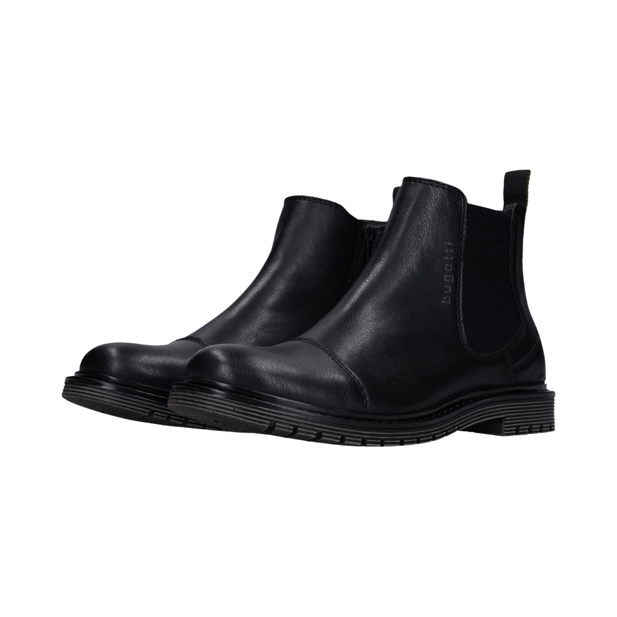 bugatti Chelseaboots Stiefelette mit Stretcheinsatz und Anziehlasche - schmale Form