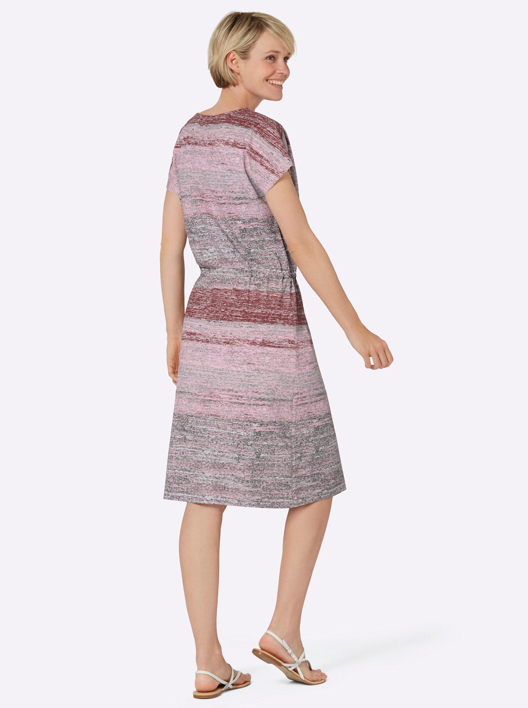 Sieh an! Jerseykleid Jersey-Kleid Kurzarm