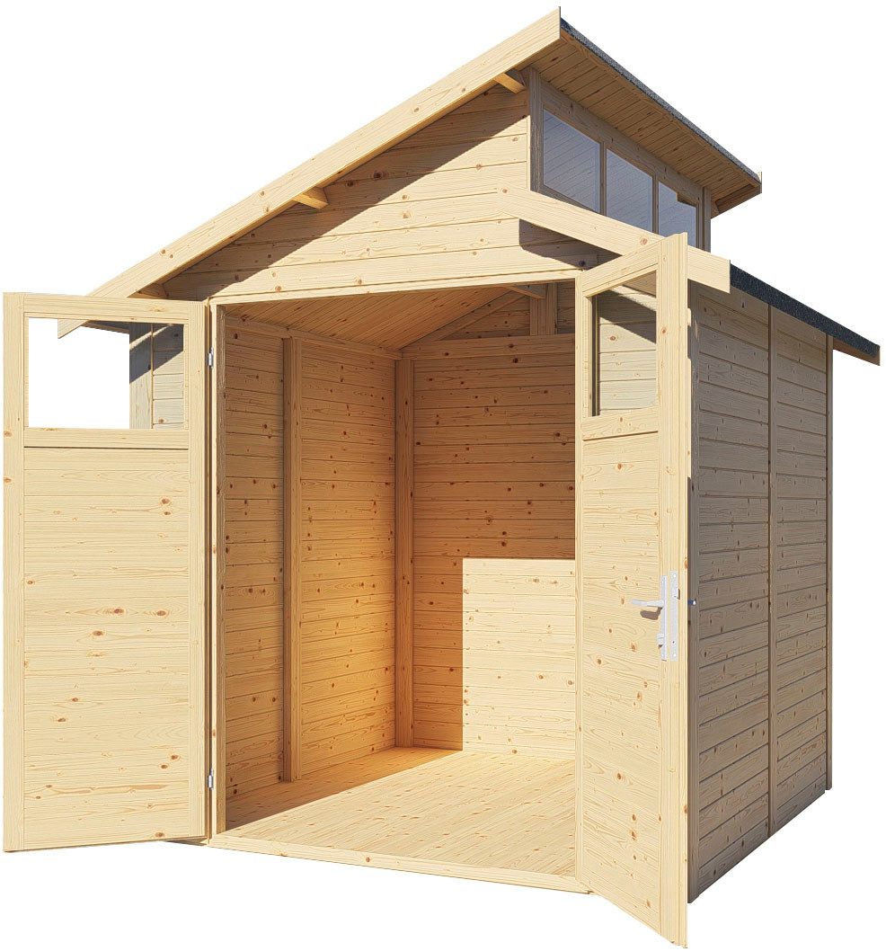 BERTILO Gartenhaus Studio Basic, in verschiedenen Farben, BxT: 246x240 cm