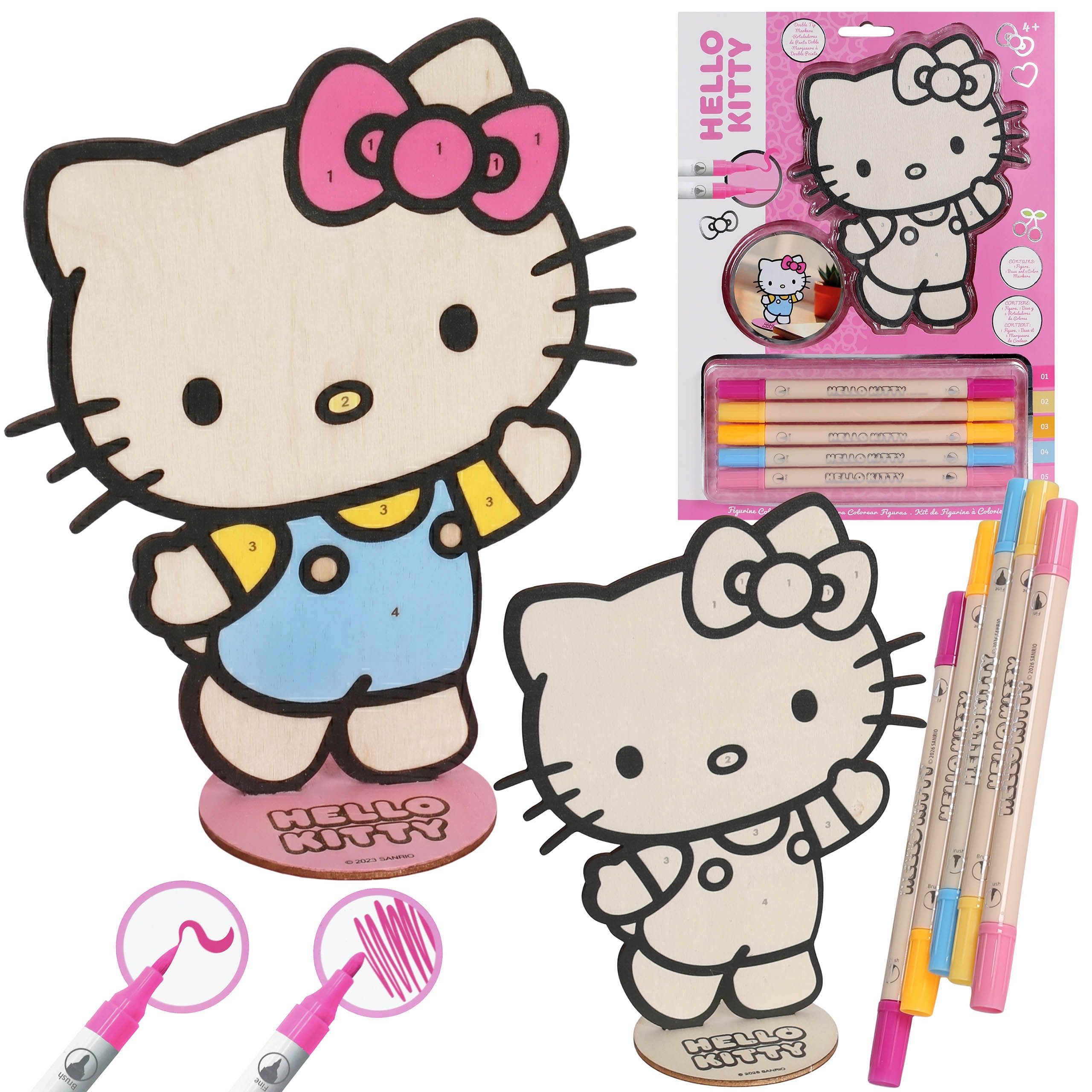 Hello Kitty Kreativset Hello Kitty Malen nach Zahlen, Kreativset für Mädchen
