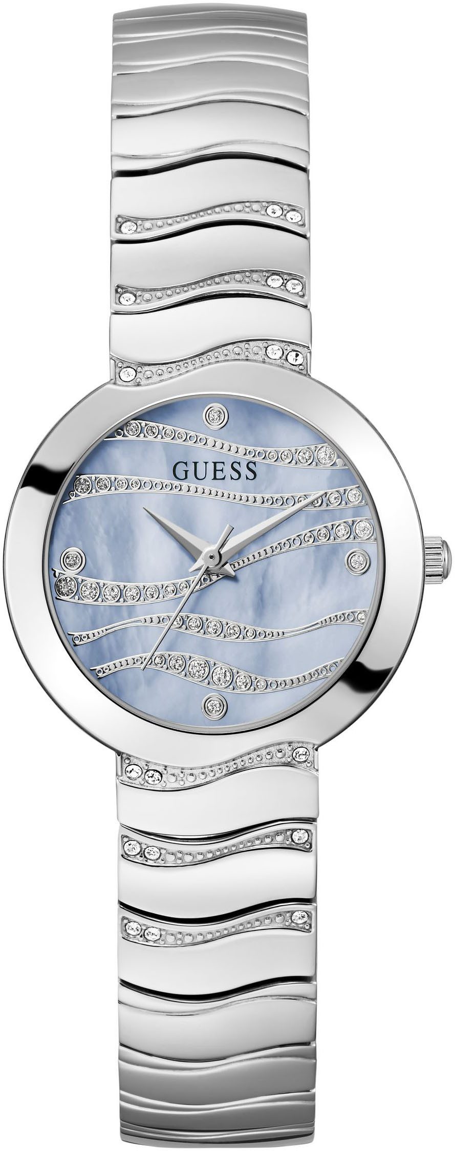 Guess Quarzuhr LAGUNA GW0871L1, Armbanduhr, Damenuhr, Edelstahlarmband günstig online kaufen