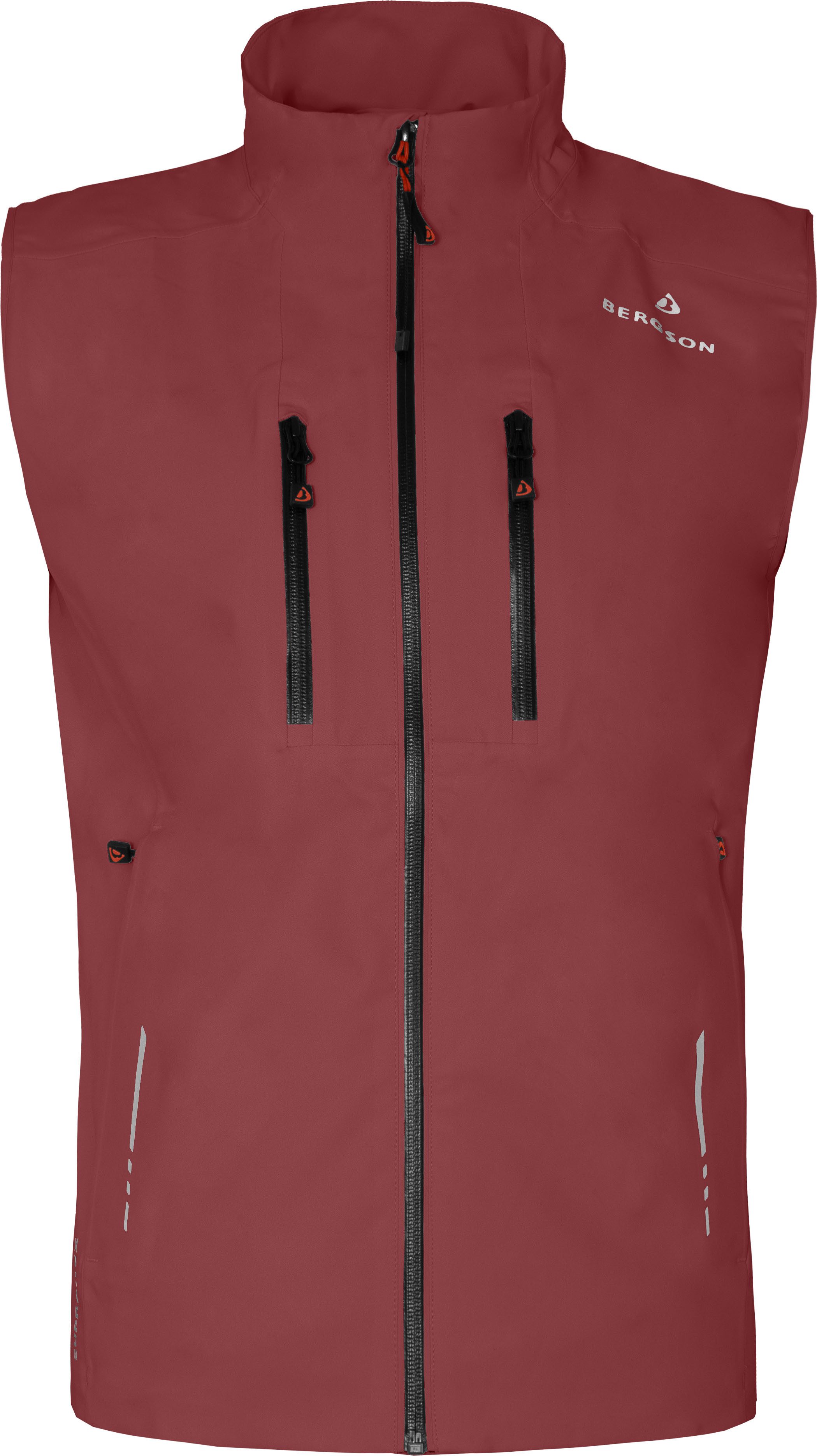 Bergson Regenjacke SKIEN Weste Herren Regenweste, günstig online kaufen