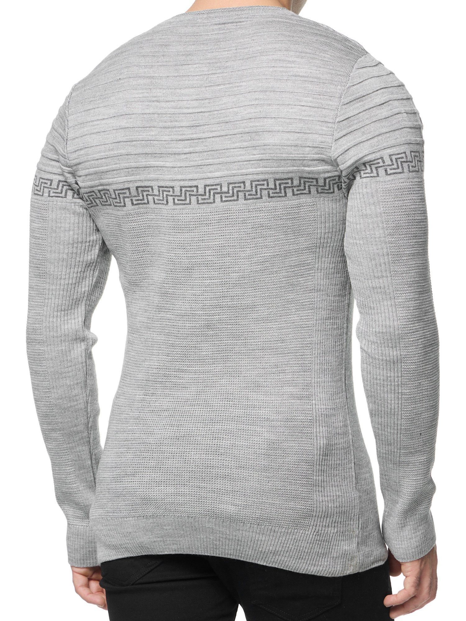 Banco Rundhalspullover Rundhals Basic Pullover Ganzjahrpullover Winter Herb günstig online kaufen