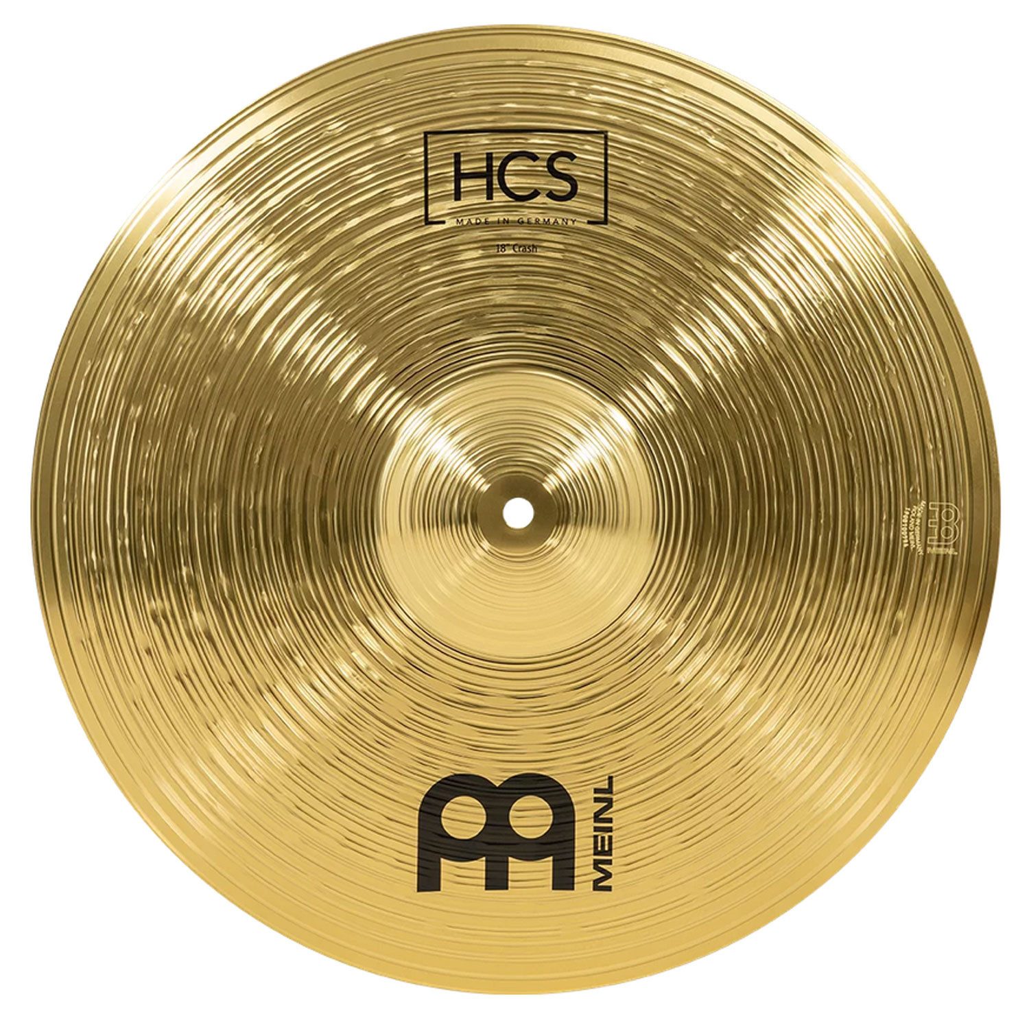 Meinl Percussion Becken Meinl Crash Becken HCS18C 18 Zoll, Becken, Schnelle Ansprache, durchsetzungsstarker Sound, mittlerem Sustain