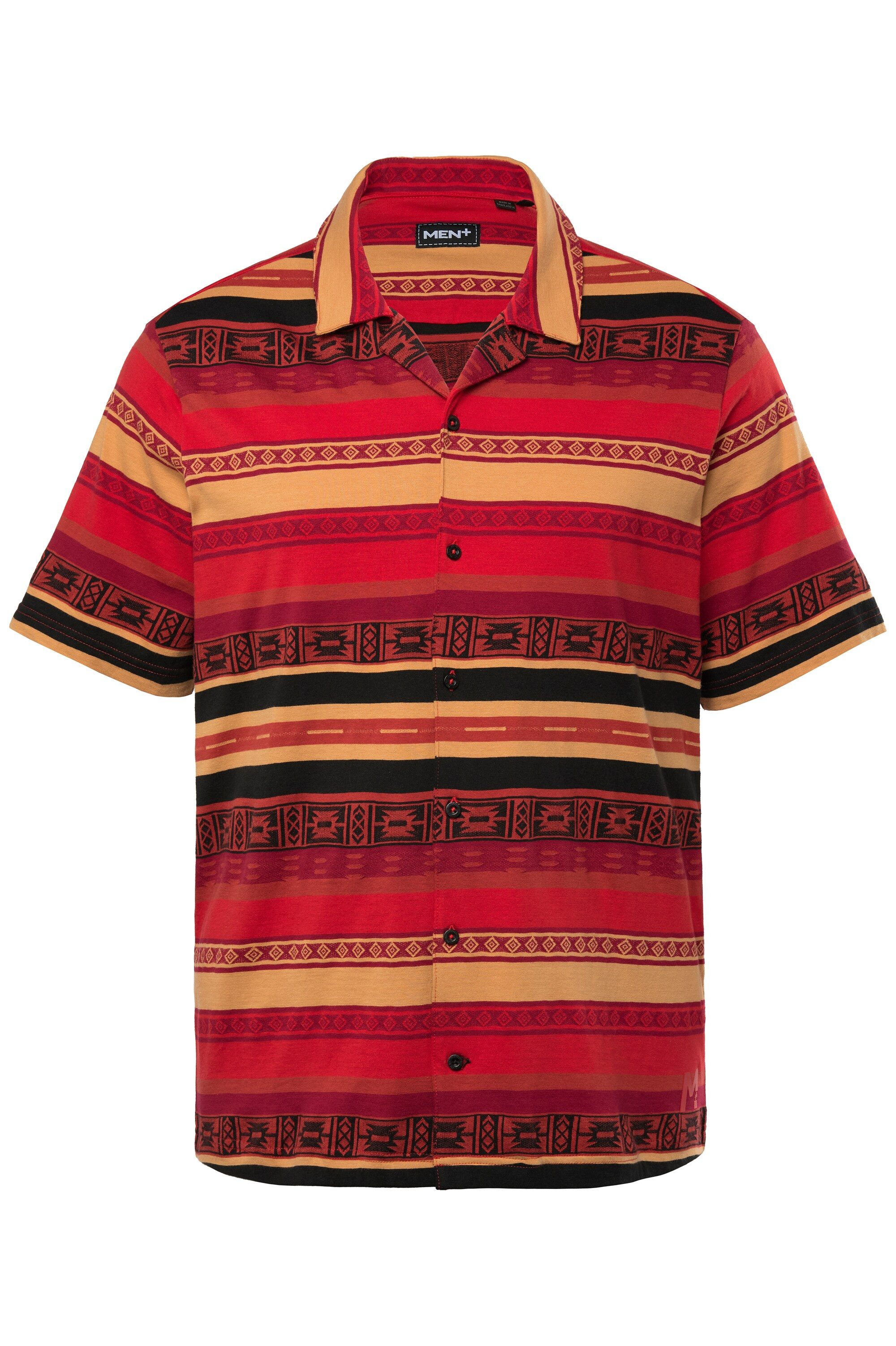 Men Plus Kurzarmhemd Men+ Jersey-Hemd Halbarm günstig online kaufen