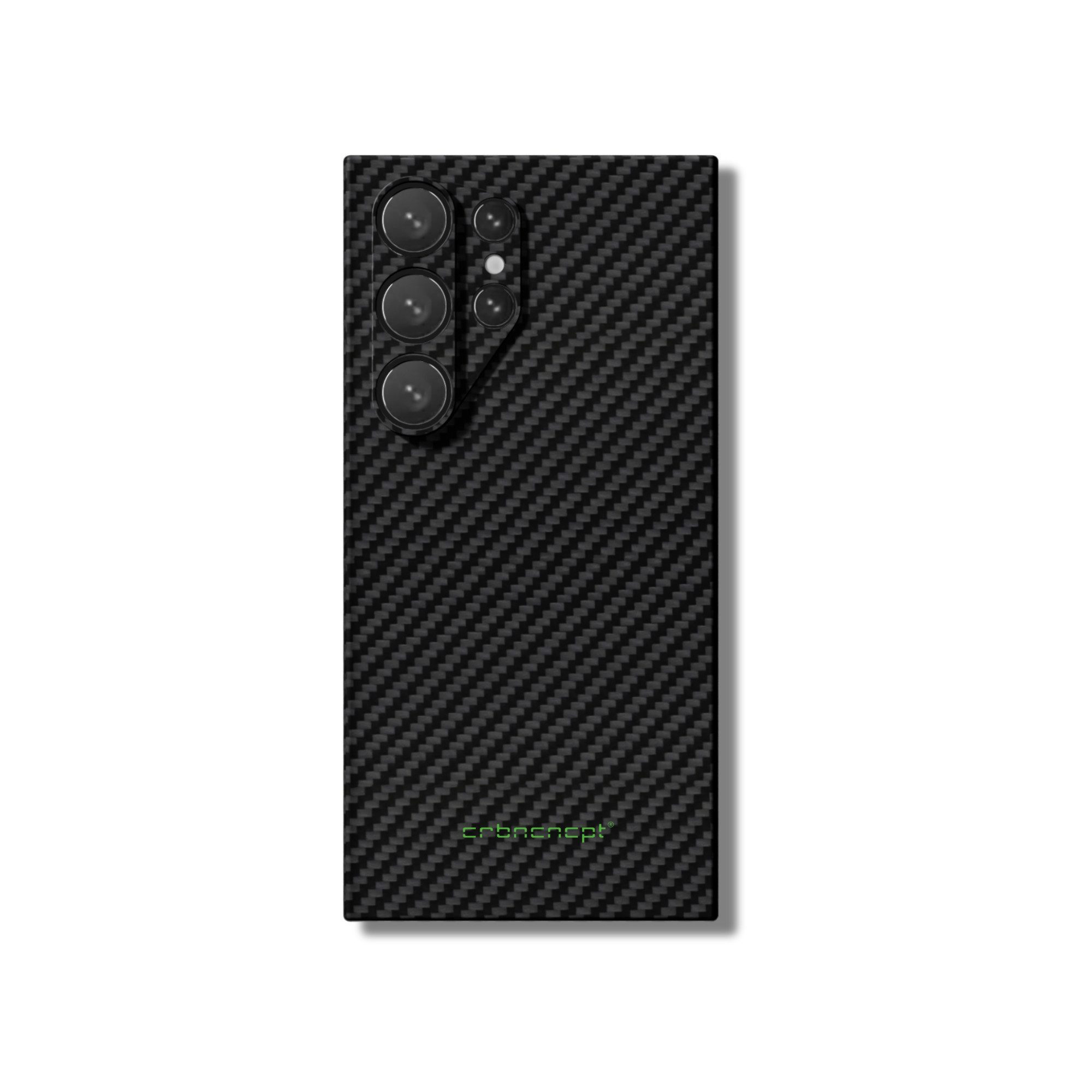 CRBNCNCPT Handyhülle Carbon Fiber x Aramid Galaxy S25 Hülle Case Cover Schwarz Herren, MagSafe, Magnetisch, Superleicht, Ultrarobust