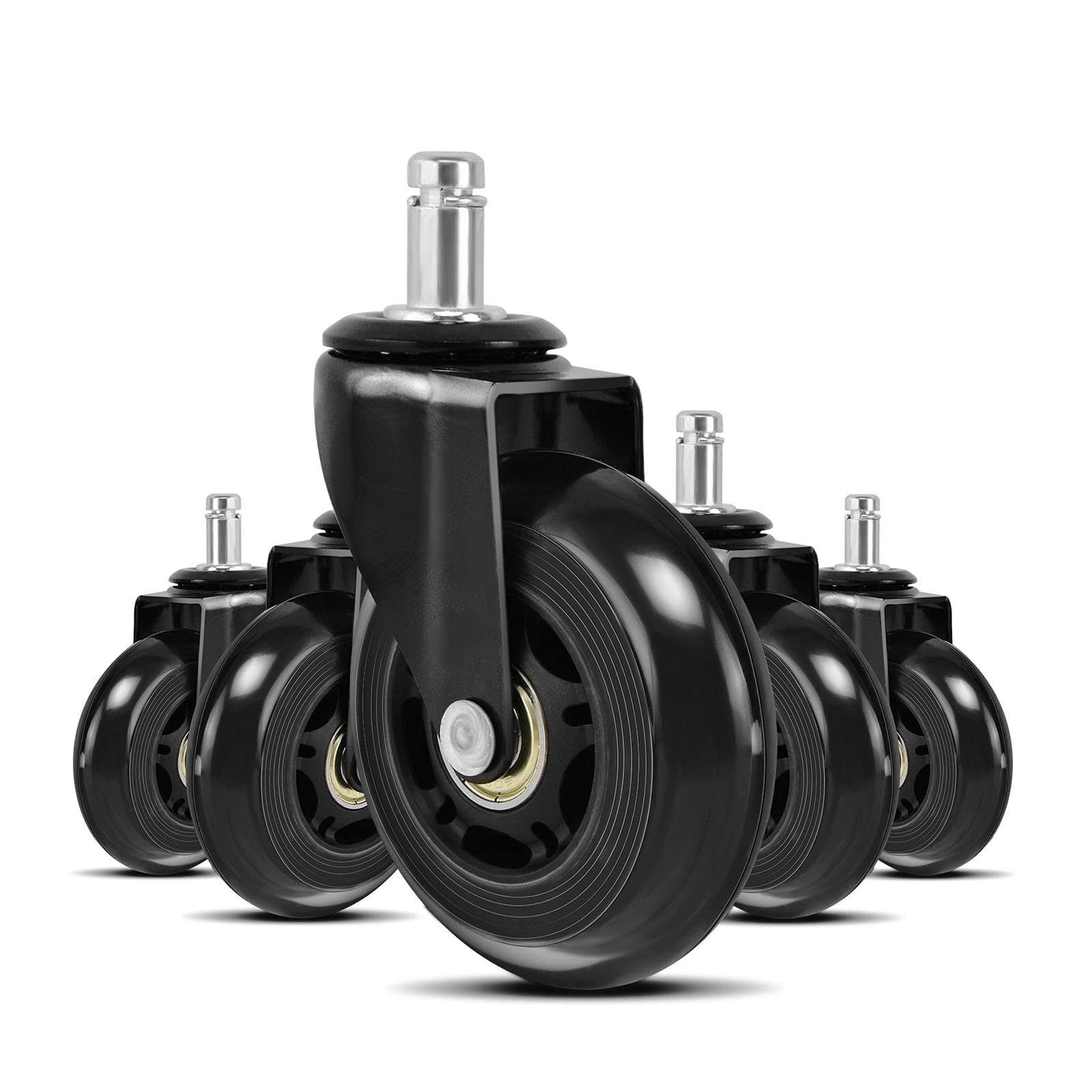 Youyijia Seilzug Bürostuhl Рулони Hartboden Рулони Ruhiges Drehstuhlrollen, (1 St)