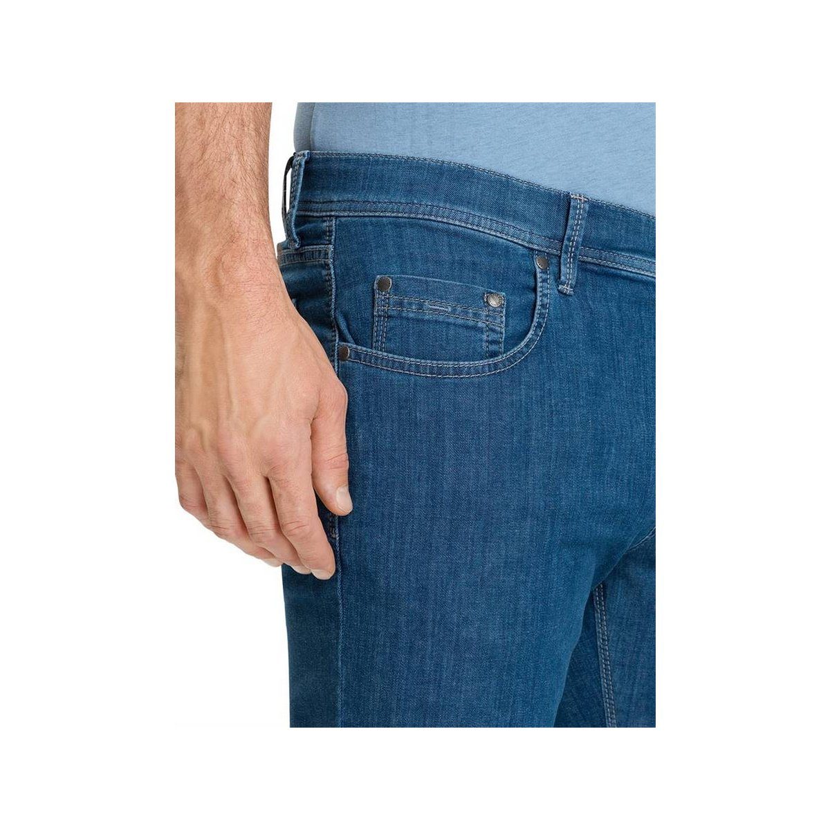 blau Stoffhose Authentic Jeans Pioneer (1-tlg)