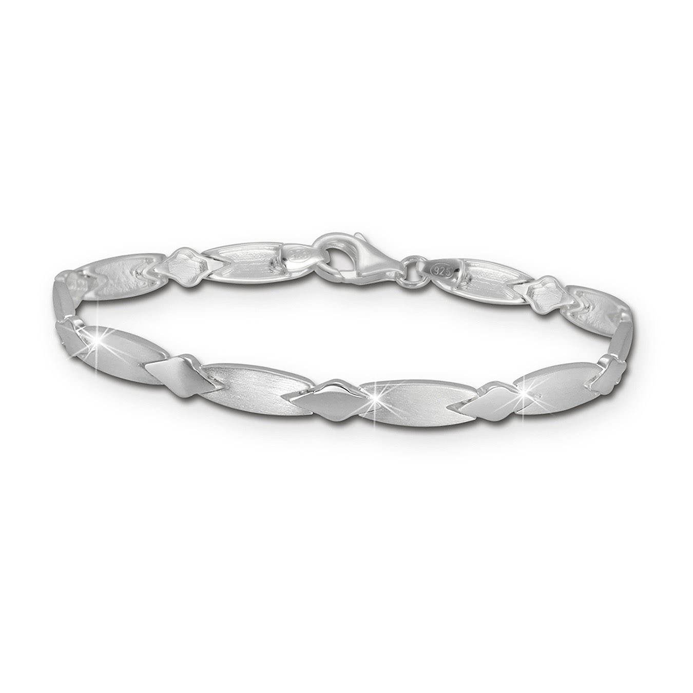 SilberDream Silberarmband »SDA437J SilberDream Armschmuck 18,5cm silber«  (Armband), Damen Armband (Muster) ca. 18,5cm, 925 Sterling Silber, Farbe:  silber online kaufen | OTTO