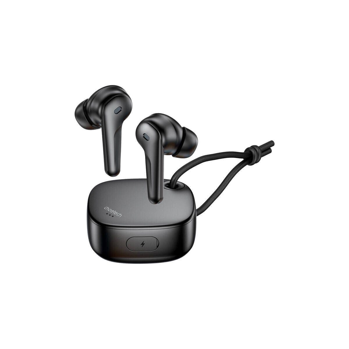 Choetech TWS Choetech ANC+ENC Kabellose Kopfhörer (schwarz) Bluetooth-Kopfhörer