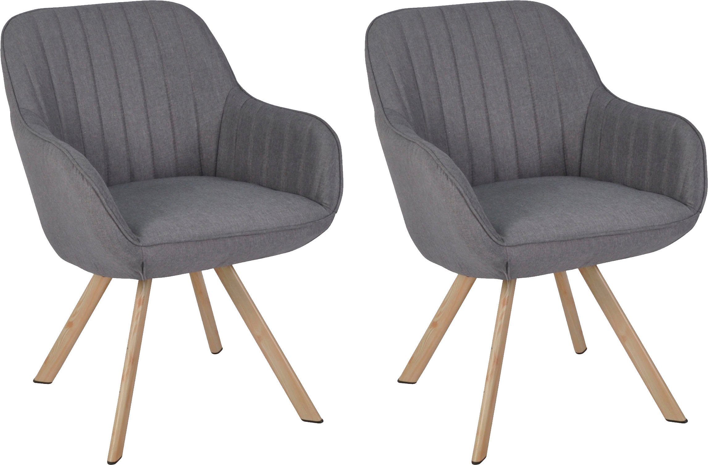 Homexperts Polsterstuhl CARLO (2 Stück) - Homexperts