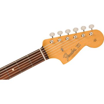 Fender E-Bass, E-Bässe, 4-Saiter E-Bässe, Vintera II '60s Bass VI RW Fiesta Red - E-Bass