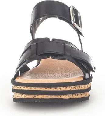 Gabor 24.551 Sandalette aus echtem Leder, mit Klettverschluss