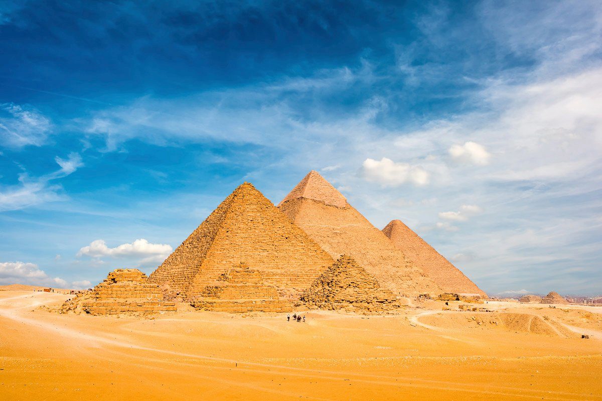 Papermoon Fototapete Große Pyramiden in Gizeh