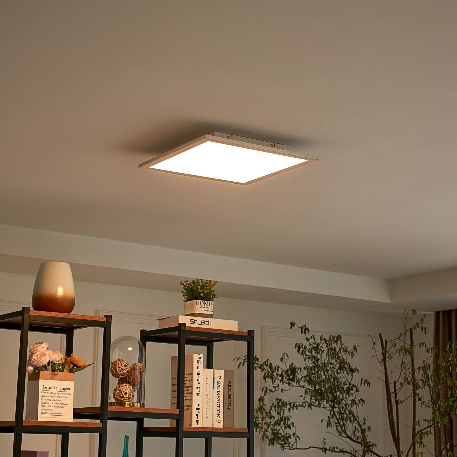 Lindby LED Panel Livel, Enthalten, LED 27 W gesamt, Farbwechsel warmweiß / tageslicht