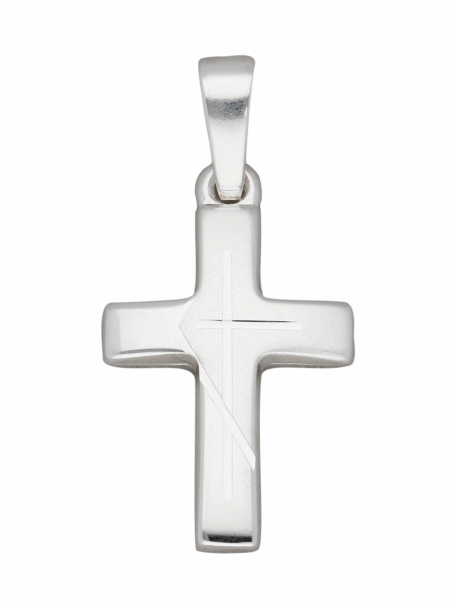Adelia´s Kettenanhänger 925 Silber Kreuz für Damen & Anhänger, Silberschmuck Herren