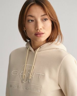 Gant Hoodie Damen Hoodie TONAL ARCHIVE SHIELD (1-tlg)