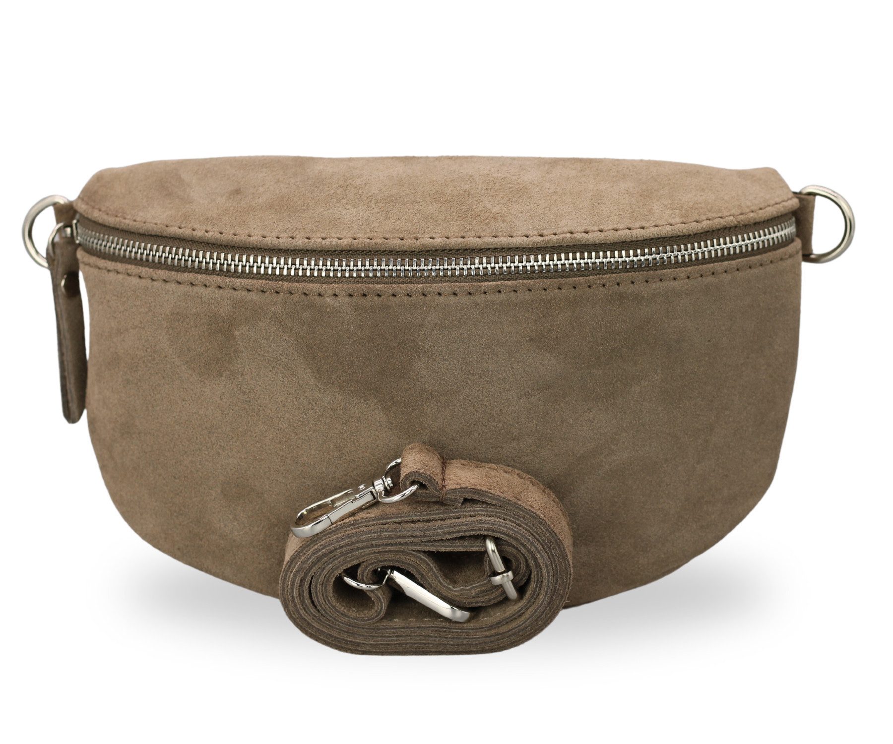 BRISE TASCHE Schultertasche SAHEL SUEDE Bauchtasche Damen Echtes Wildleder, günstig online kaufen