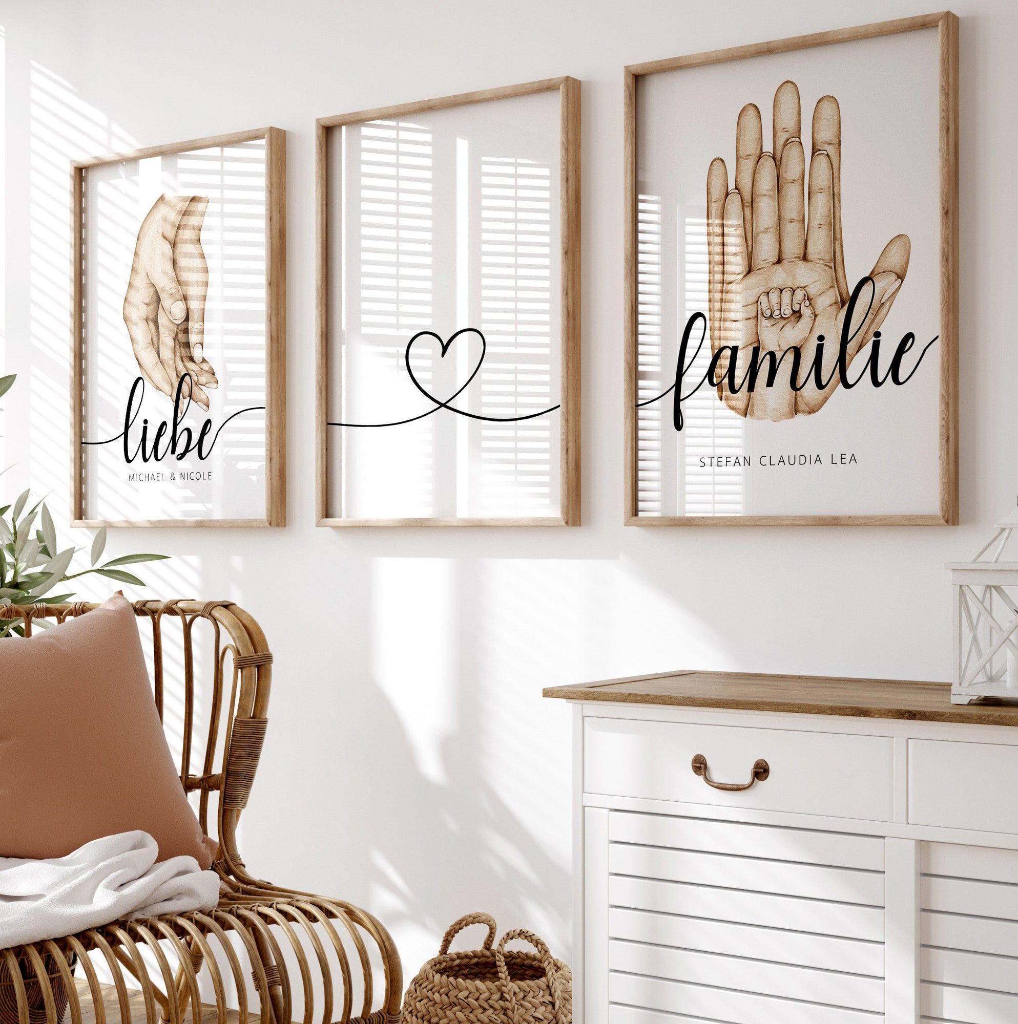 JUSTGOODMOOD Poster Poster Familie Personalisiert mit günstig online kaufen