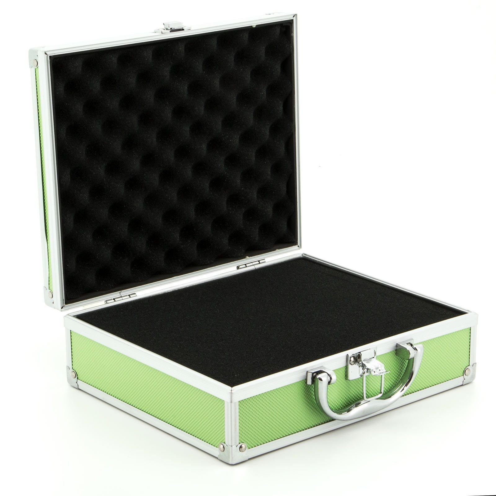 verschiedene mit Werkzeugkoffer Grün Koffer Schaumstoffeinlage Aluminium Farben ECI Tools (LxBxH Box