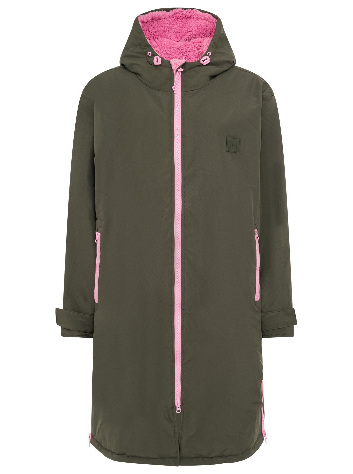 Zwillingsherz Kurzmantel "Oversize Windjacke ZH" seitliche Taschen, Kapuze, günstig online kaufen