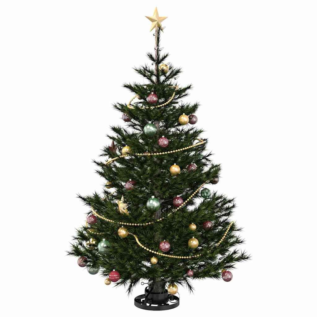 vidaXL Christbaumständer Weihnachtsbaumständer Schwarz 40 x 40 x 21 cm Stahl (1-tlg)