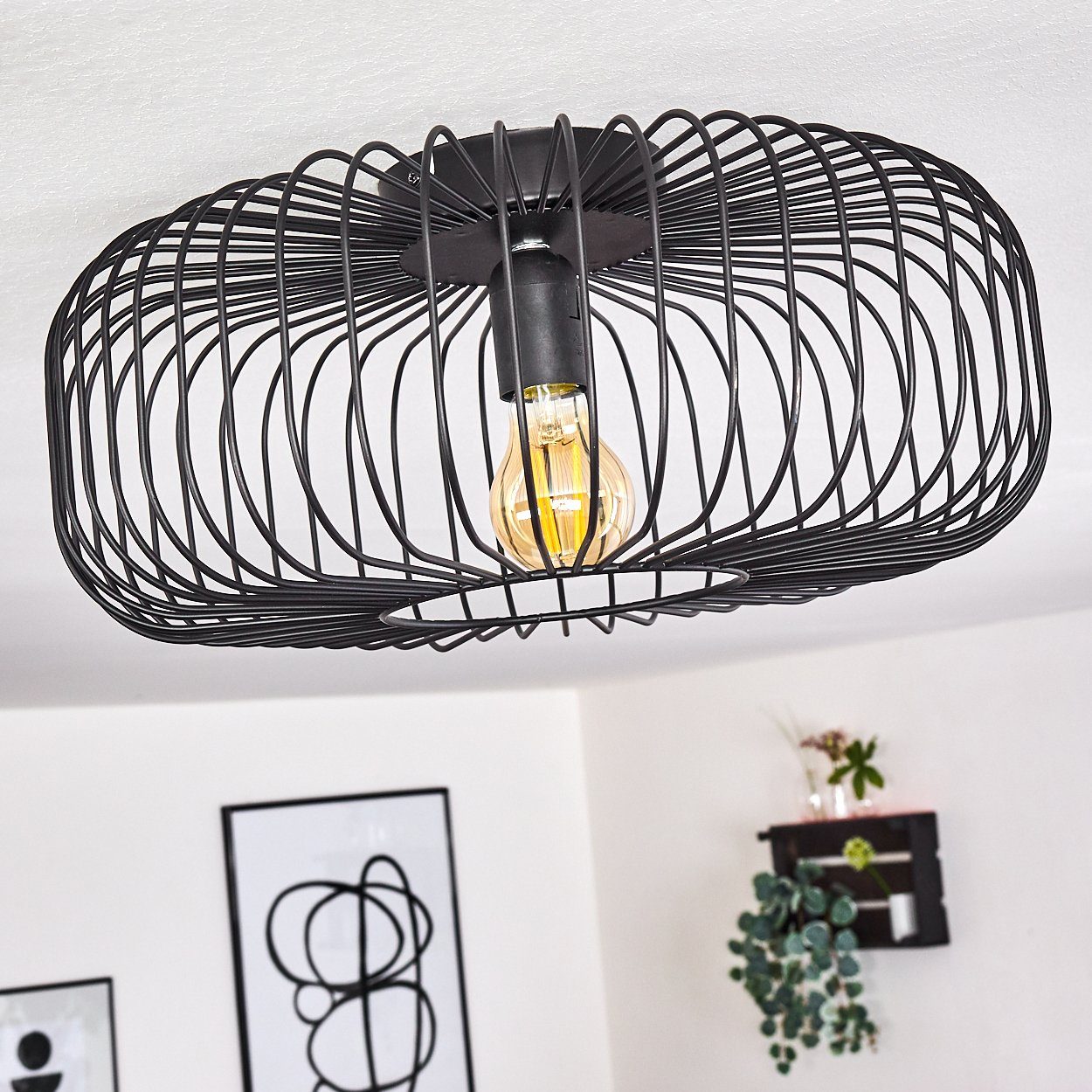 hofstein Deckenleuchte »Pieris« runde Deckenlampe aus günstig online kaufen