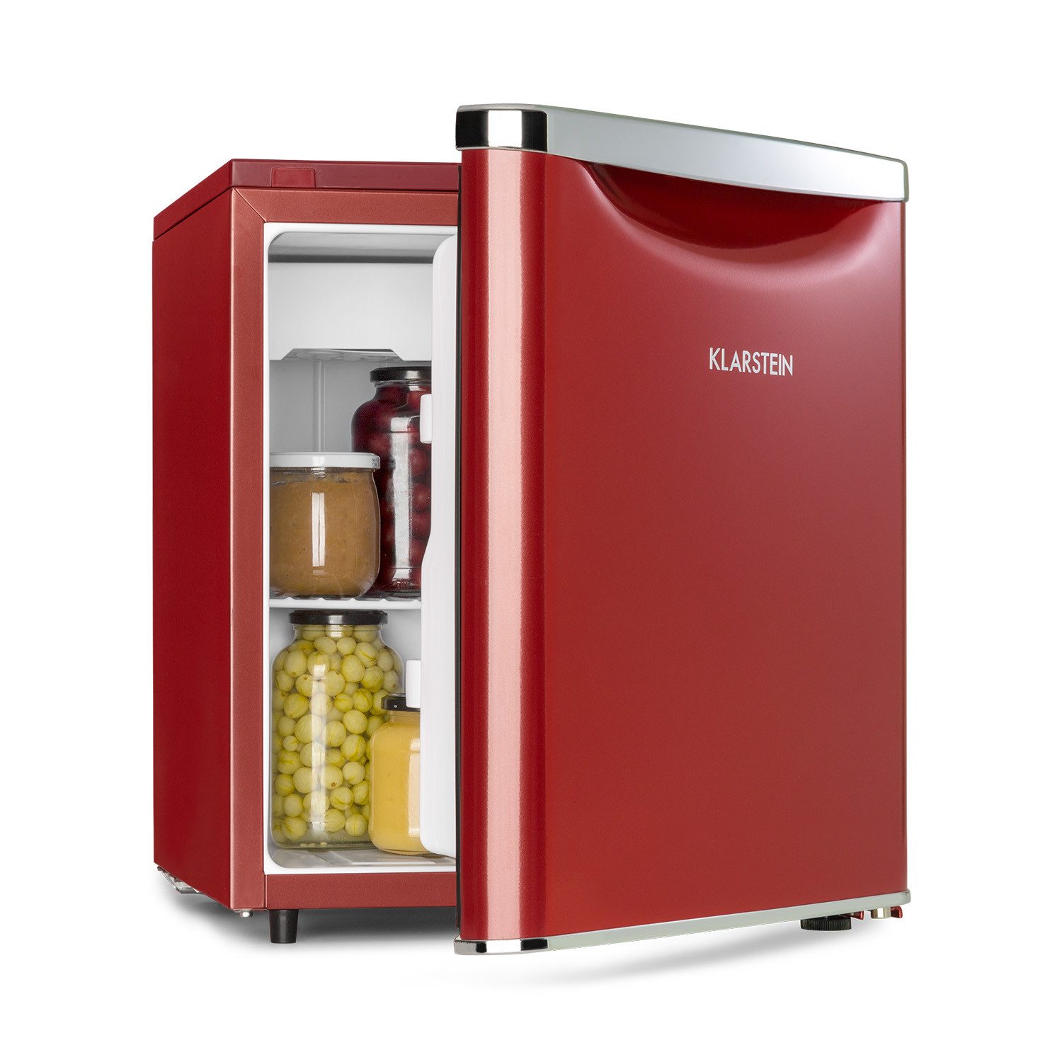 Klarstein Kühl-/Gefrierkombination 10045897, 50 cm hoch, 44.9 cm breit, Bier Hausbar Getränkekühlschrank Hotel Mini Fridge