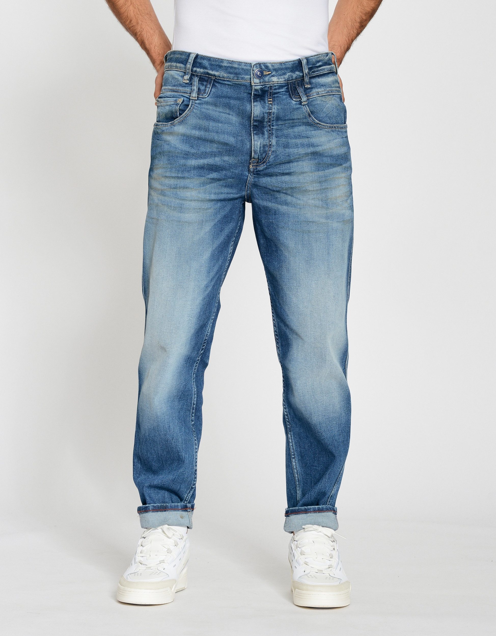 GANG Regular-fit-Jeans 94MARCO heavy used washing