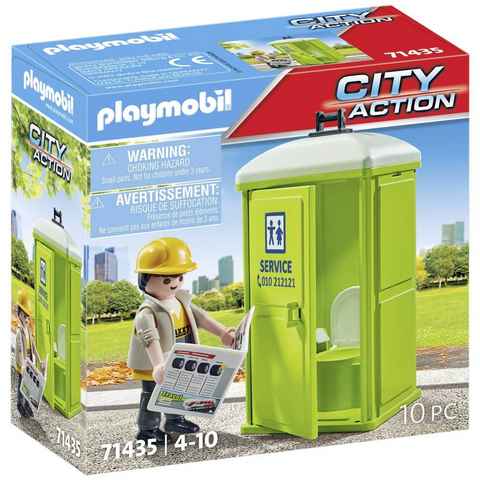 Playmobil® Konstruktions-Spielset Mobile Toilette