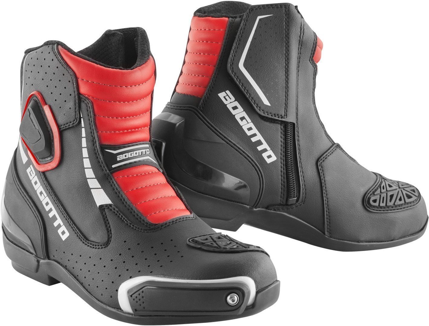 Bogotto Cartagena perforierte Motorrad Stiefel Motorradstiefel perforiert