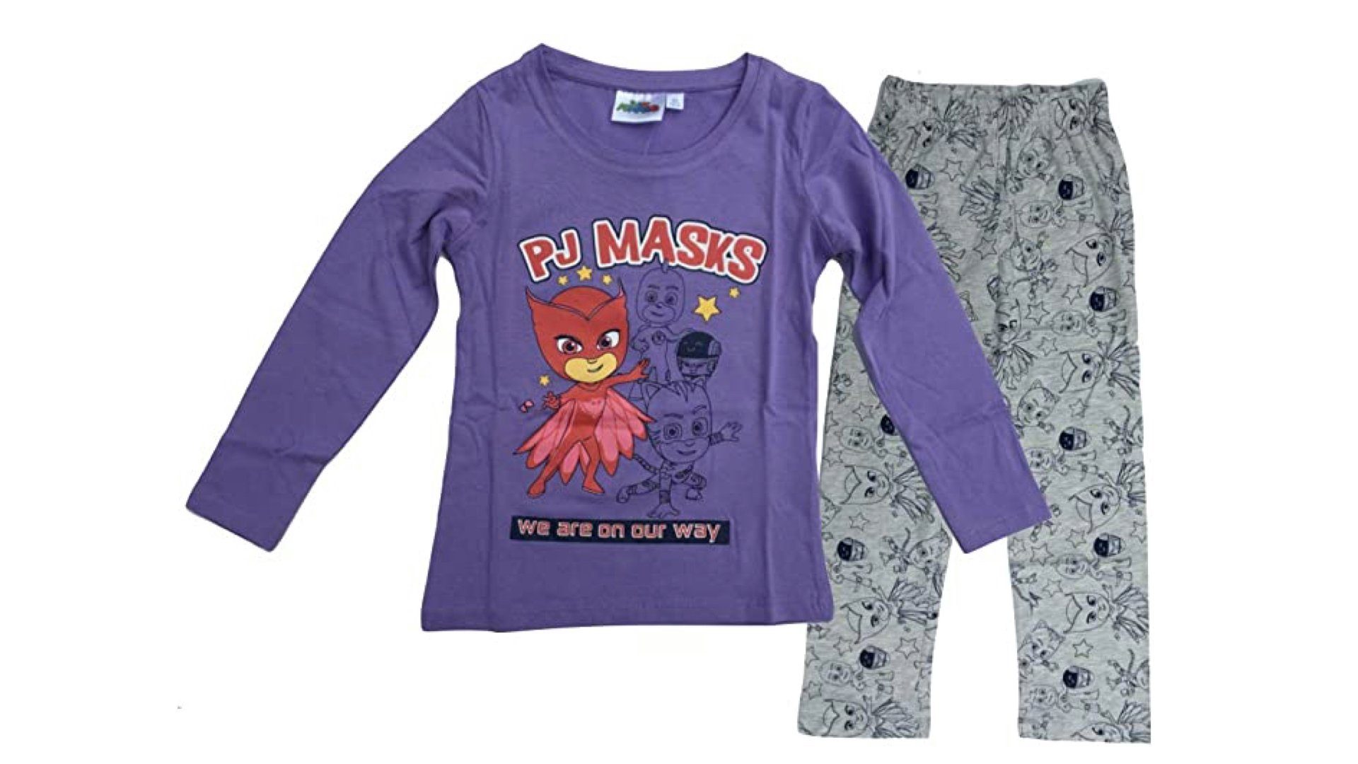 PJ Masks Pyjama PJ Masks Pyjamahelden Mädchen Schlafanzug violett