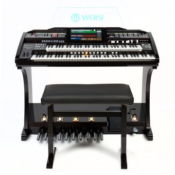 Wersi Orgel, SONIC Orgel OAX600 Schwarz Metallic inkl. Sitzbank - Elektronische O