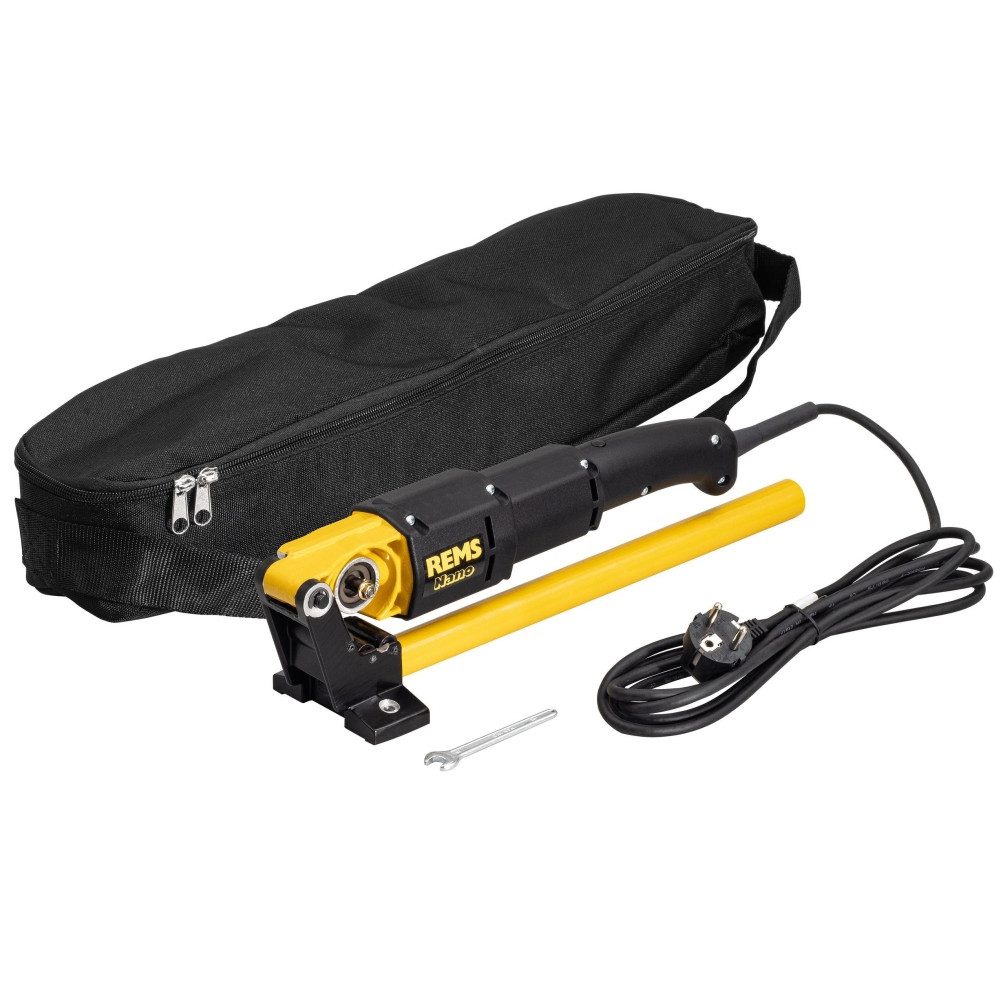 Rems Rohrschneider elektr. Rohrabschneider Typ Nano Basic-Pack, Einstellarbeiten im gesamten Arbeitsbereich Ø 12 - 40 mm erforderlich.