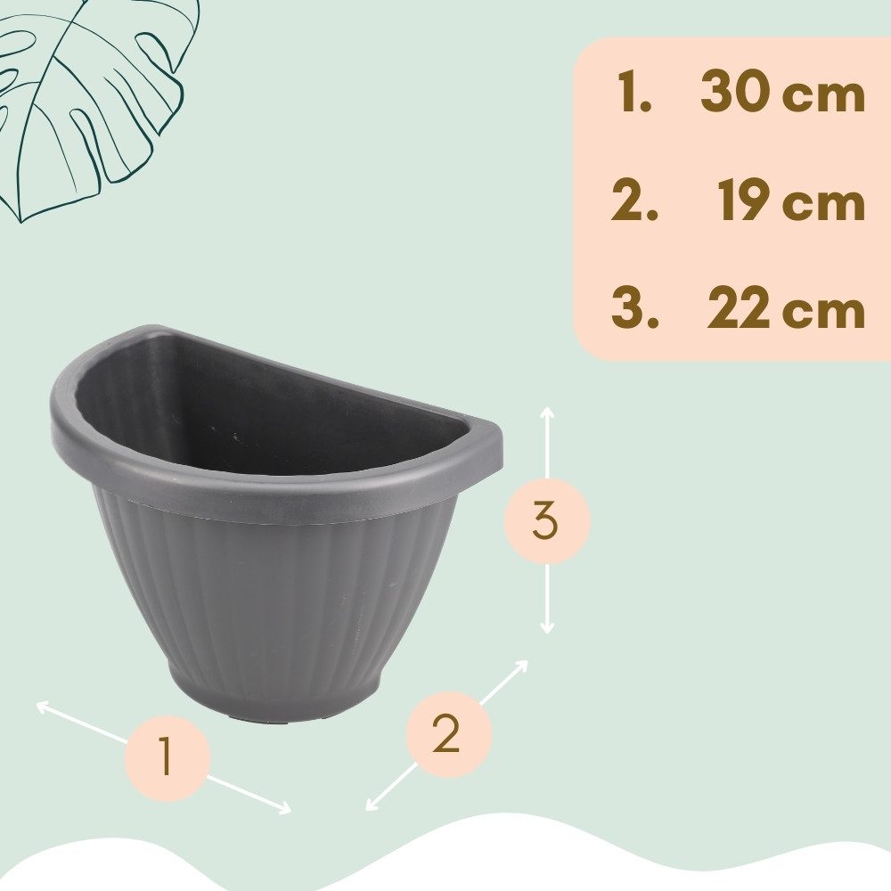 GarPet Blumentopf 4x Blumentopf Wand Blumen günstig online kaufen