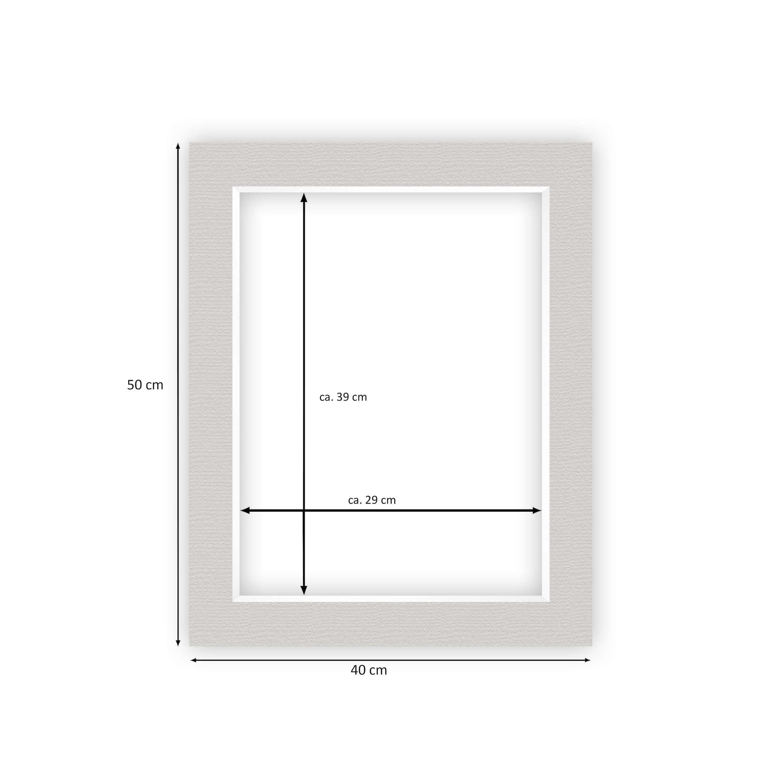 nielsen Bilderrahmen Passepartout Conservation 2,2 mm, (1 St)