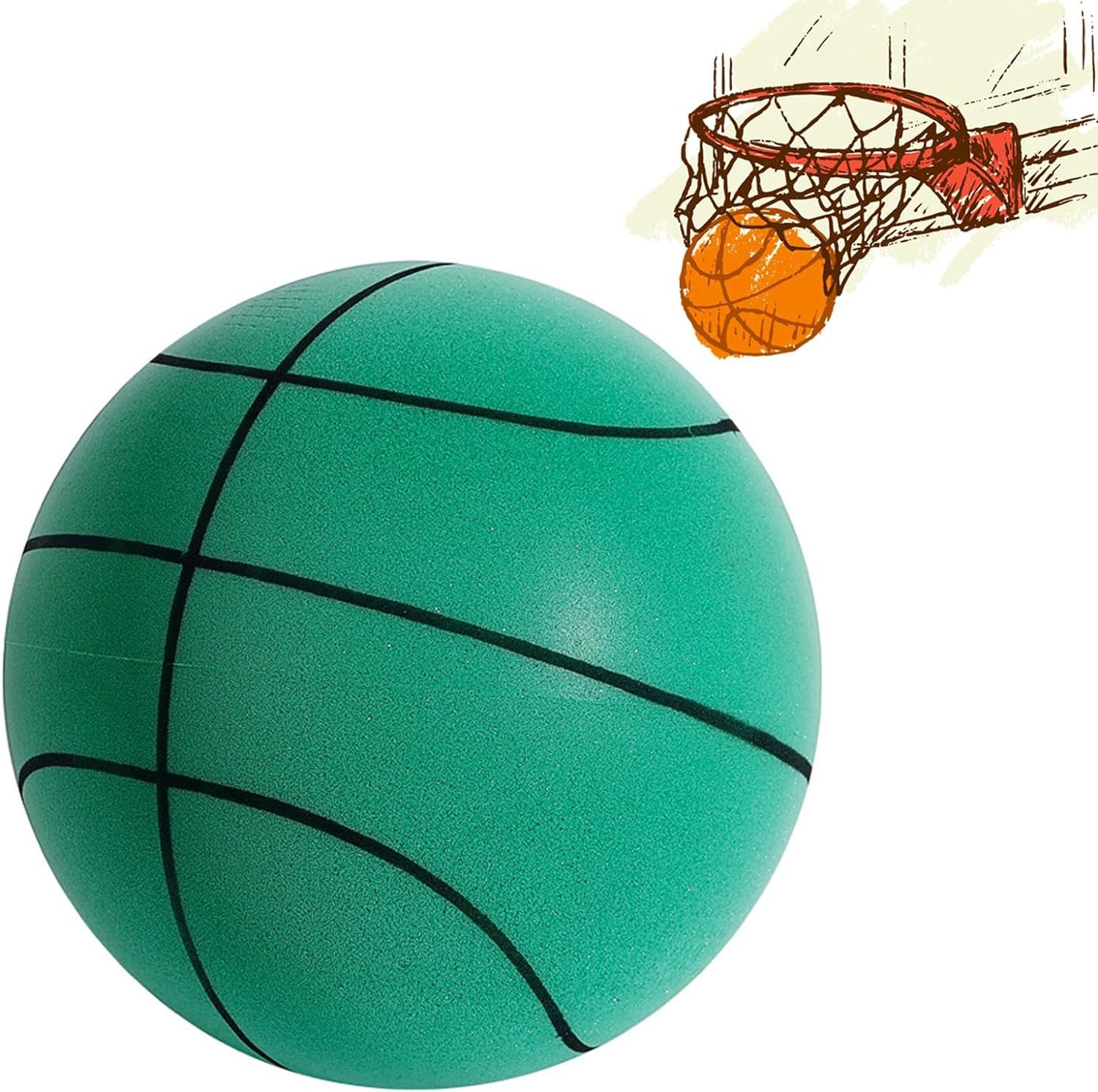 Basketball Spielzeug Basketball,Indoor-Kinderschläger Ball,Stumm,18cm/22cm/24cm