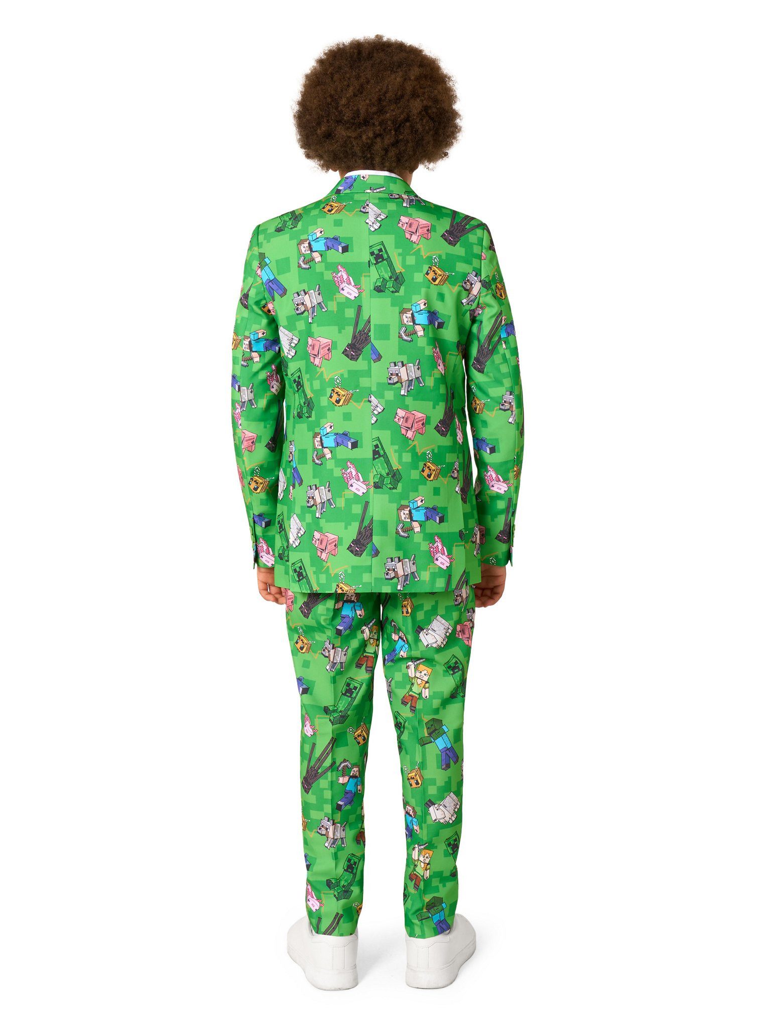Opposuits Partyanzug Minecraft Anzug für Jugendliche, Es waren mehrere Mods nötig, diesen Anzug in Real Life zu bauen!