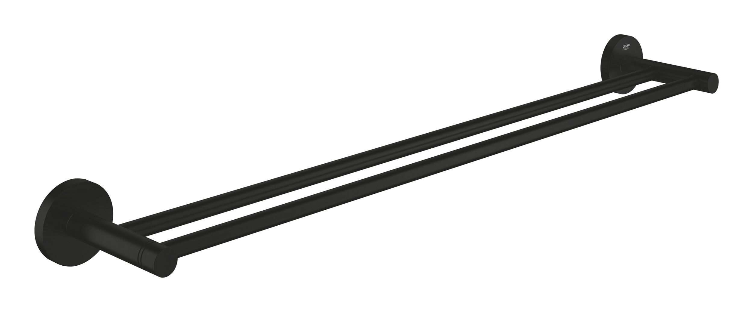 Grohe Handtuchhalter Start, Doppel-Badetuchhalter - Mattschwarz