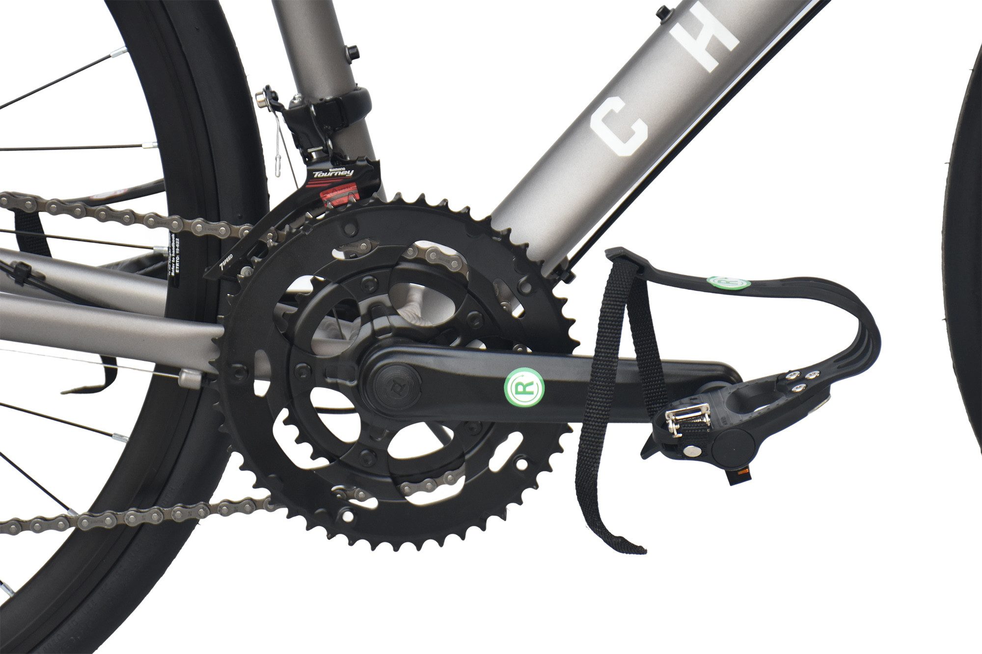 CHILLIZ road bike, 28-inch RDB2.0 grey, 14-speed Shimano gears, frame size 57 cm, 28mm slick tires, Zoom disc brakes