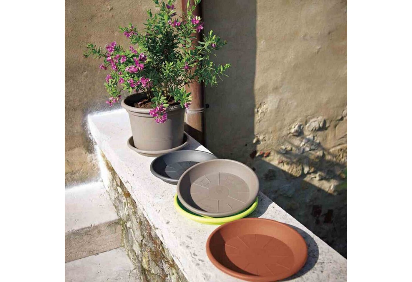 Thumbnail - euro3plast Blumentopfuntersetzer Untersetzer MEDEA 20 cm terracotta
