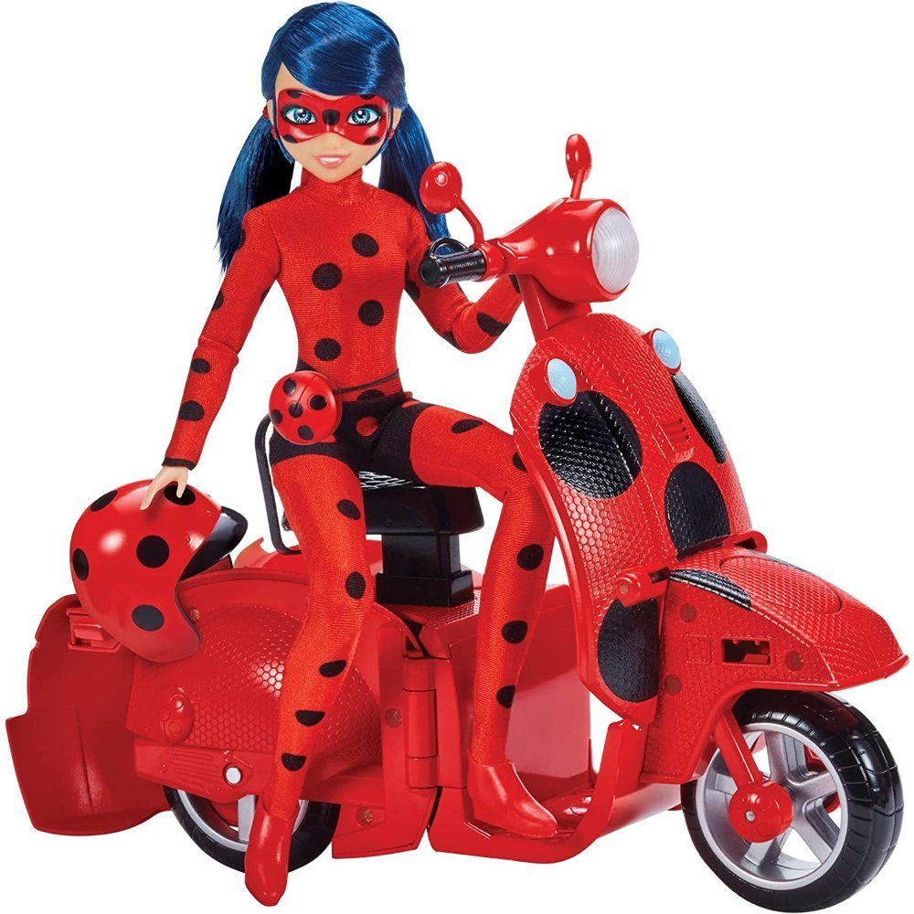 Playmates Toys Anziehpuppe Puppe Ladybug mit Scooter Miraculous
