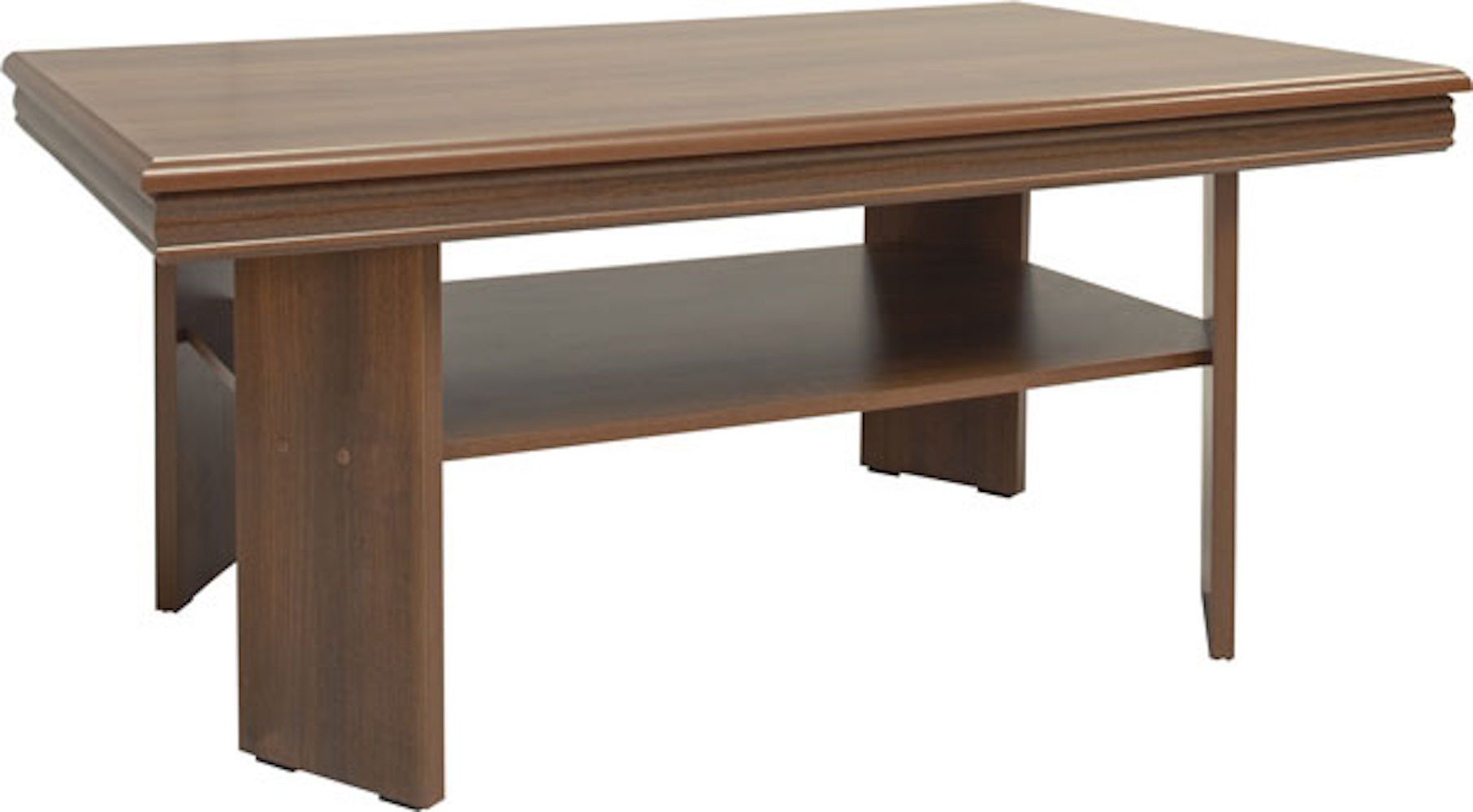 Feldmann-Wohnen Couchtisch Kora, 120x80cm mit Ablage samoa King rustikal