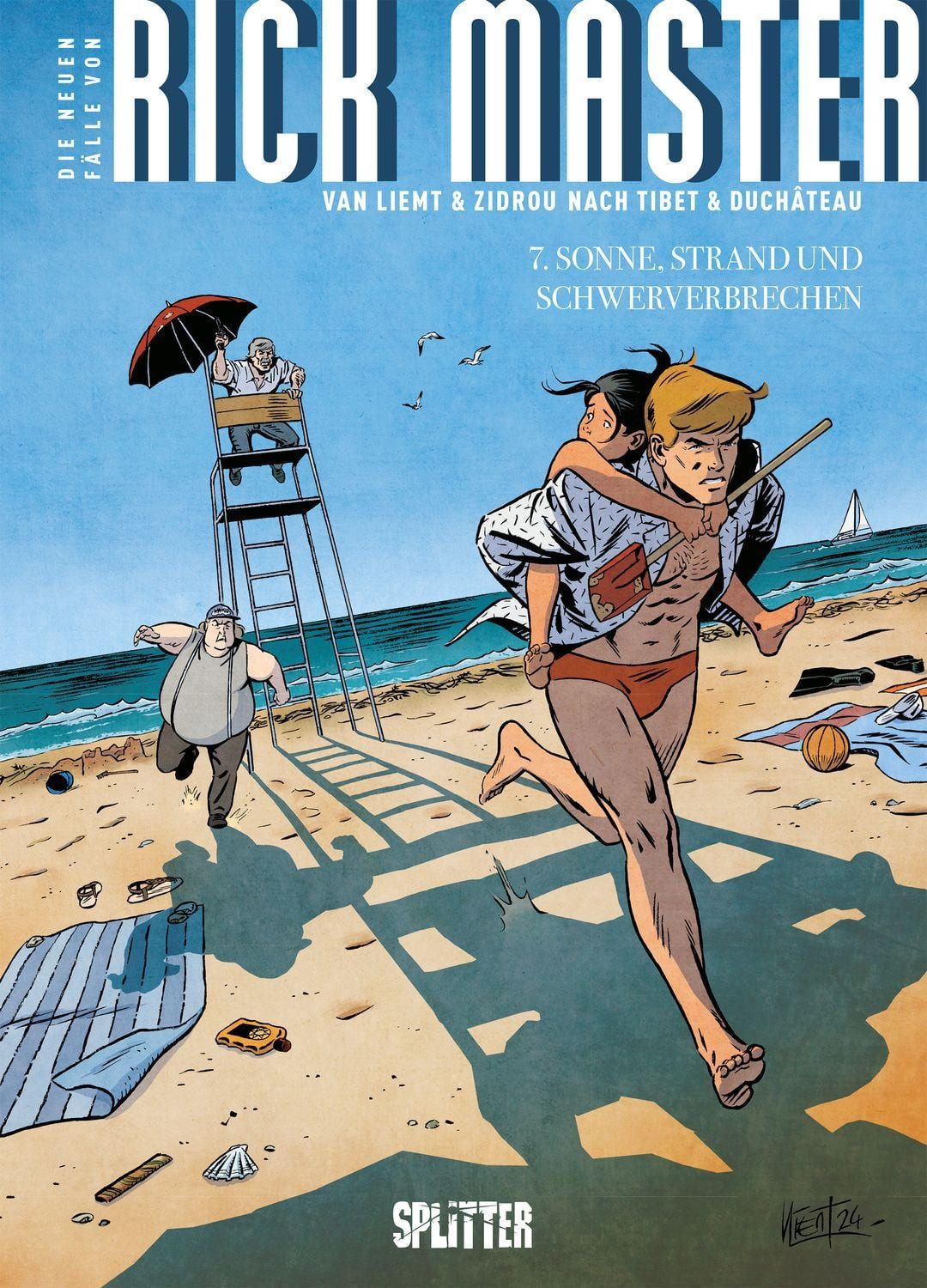 Comic Die neuen Fälle von Rick Master. Band 7 Sonne, Strand und Schwerverbre Zidrou