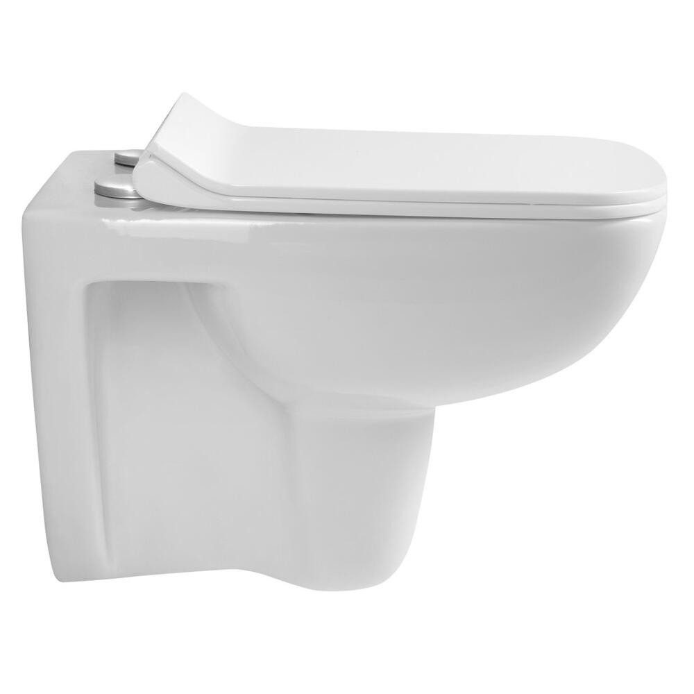 HAK Tiefspül-WC SPAZIA Hänge-WC, 34x53cm, Weiß