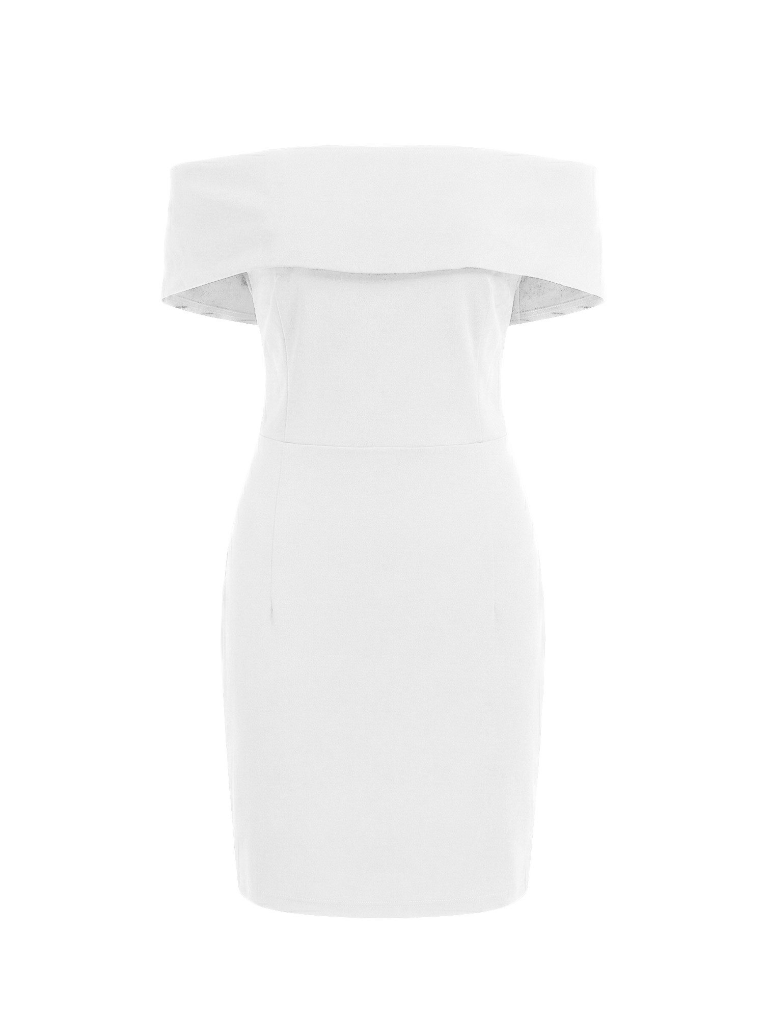 Imily Bela Minikleid Damen Schulterfreies Figurbetontes Sexy Kleid (Packung, 1-tlg., 1per-Pack) in Unifarbe